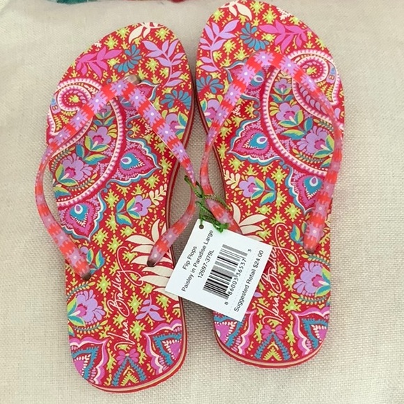 Vera Bradley Shoes - Vera Bradley Flip Flops NWT